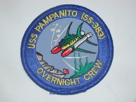 USS PAMPANITO (SS-383) OVERNIGHT CREW - Patch - $475.91 MXN