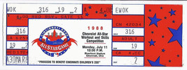 1988 MLB baseball All Star Game Workout Day Home Run Derby Full Unused T... - $1,593.01 MXN