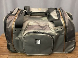 FUL Rolling Duffel 21&quot; Wheeled Carry-on Luggage Rolling Duffel Bag Trave... - £59.02 GBP