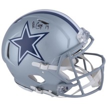 Amari Cooper Autographed Dallas Cowboys Speed Helmet Fanatics - £394.76 GBP
