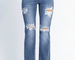 Judy Blue Destroyed Straight Mid Rise Jeans Size 13/31 - $53.46