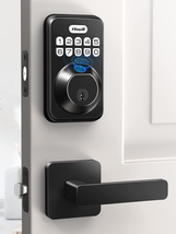 Zowill Fingerprint Door Lock, Keypad Door Lock with 2 Handles, Keyless Entry, Au - £104.53 GBP