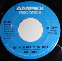 Bob Hinkle 45 RPM - Unborn Lullaby / In The Spring Of My Mind NM VG++ E3 - $5.12