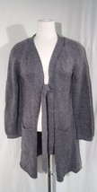 Twelfth Street by Cynthia Vincent Gray Cardigan Sweater Coat, P - £38.94 GBP