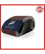 Aluminum Oxide Sanding Belts 4x24 Inch - 15 Piece Grit Assortment - $29.69
