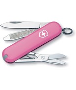 Victorinox Swiss Army Knife 58mm Classic 7 Function Pink 0.6223.51G - $28.66