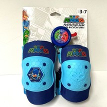 PJ Masks Protective Knee And Elbow Pads And Bicycle Bell For Ages 3 To 7... - $19.25