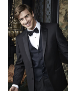"Barcelona" Kids Black Tuxedo Jacket (Separates) - $150.00