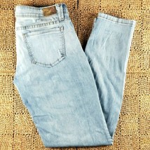 HART Denim Jeans Straight Leg Size 29 Light Blue Wash Distressed Style 12078 - £10.41 GBP