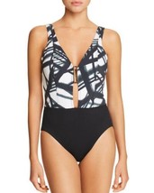 Amoressa By Miraclesuit 6516259 Comet Ursa VNeck One Piece Swimsuit SZ 6 ($174) - £46.83 GBP