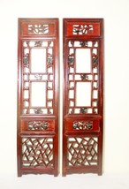 Antique Chinese Screen Panels (5527) (Pair) Cunninghamia wood, Circa 180... - $328.37