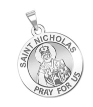 Saint Nicholas Religious Medal - in Sterling - $160.96