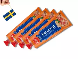4 Tubes Kavli BaconOst, Bacon Cheese Spread, 275g (9.7 oz.), Swedish Sof... - $38.43