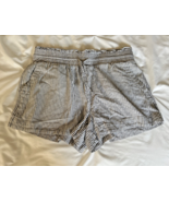 A New Day Women&#39;s Linen Blend Striped Shorts, Pull On, Size M, Pre-Owned - €8,57 EUR