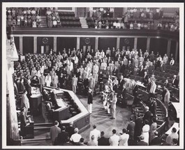 US Marine Band 8x10 Photo A403079 - Flag Day Ceremonies at Capitol, 1956 - £15.75 GBP