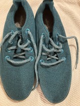 Allbirds Mens Wool Runners Teal Running Shoes Sneakers Mens Sz 8 Blue Green - £16.10 GBP