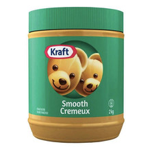 Kraft Smooth Peanut  Butter 2kg Jar From Canada, Always Fresh - $30.96