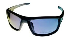 Timberland Mens Rectangle Matte Black Plastic Sunglass, Flash Lens TB7221 2C - £18.03 GBP