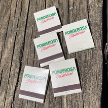 ponderosa steakhouse lot of 5 matchbooks - £5.11 GBP