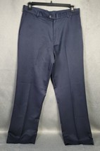 IZOD Golf Pants Mens 34X32 Lightweight Performance Flat Front Navy - $14.67