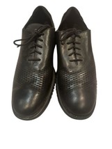 COLE HAAN ZEROGRAND MEN OXFORDS LACE SHOES SNEAKERS BLACK LEATHER SIZE 13 - $48.00