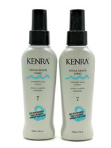 Kenra Sugar Beach Spray No Stickiness No Cruch Sweet Texture 4 oz-Pack of 2 - £26.68 GBP