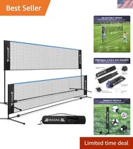 Versatile Height Adjustable Badminton, Tennis &amp; Volleyball Net - Portabl... - $63.00