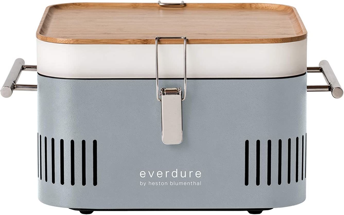 Primary image for Everdure CUBE Portable Charcoal Grill, Tabletop BBQ, Perfect Tailgate, Beach,