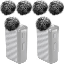 Dunzy 4 Pcs Microphone Windscreen Wind Muff Compatible With Dji, Furry F... - £17.01 GBP