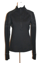 Lululemon Women&#39;s 1/4 Zip Pullover Mock Neck Top Shirt Black Size Small ... - £28.22 GBP