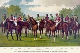 Celebrated winning horses and jockeys of the American turf by Currier & Ives - A - $21.99+