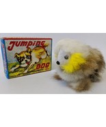 Vintage 1960&#39;S (OKA, Japan) Wind-up Soft Fur Covered JUMPING DOG Toy in ... - £24.12 GBP