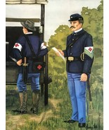 THE NCO, IMAGES OF AN ARMY ACTION, PRINT, AMBULANCE CORPS, MASSACHUSETTS... - $56.21 CAD