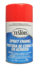 Testors Spray Enamel Spray Paint, 1231T Bright Red, 3 Oz. - £7.82 GBP