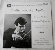 Vadim Brodsky, Violin, plays Paganini with Polish Orch-MHS 7345X-EX Digital LP - £5.79 GBP