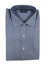 RALPH LAUREN POLO SIZE 16 OR 16 1/2 REGENT BLUE PLAID COTTON SHIRT $85 MSRP - $58.90