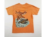 Salt Life Men&#39;s Pocket T-shirt Size Small Orange TB16 - $9.40