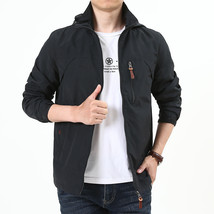  Men&#39;s Coat Soft Man Jackets Clothing Windbreaker for Boy Winter Button Trench C - £80.08 GBP
