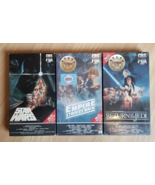 Star Wars CBS FOX Red Label Hi-Fi VHS Movie Trilogy 1984-1986 Vintage Te... - $99.99
