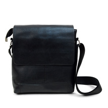 Women&#39;s Synthetis Leather Black Crossbody Messenger Bag, By Westend - $32.99
