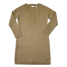 NWT Vince Wool &amp; Cashmere Blend V-neck in Sand Shell Relaxed Fit Sweater Dress M - £97.70 GBP