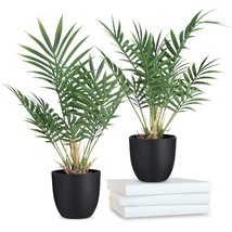 2 Pack Fake Plant With Pot 16&quot; Desk Plant Artificial Potted Faux Plants For Offi - $54.99