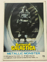 BattleStar Galactica Trading Card Vintage #78 Metallic Monster - £1.57 GBP
