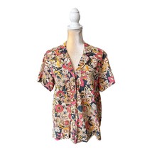 NEW Anthropologie Pilcro Printed Voile Surf Shirt Size S Smal Floral Top - £30.15 GBP