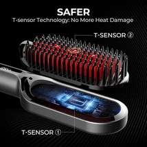2023 Upgraded Hair Straightener Brush | TYMO Ionic Plus Straightening Br... - $1,764.39 MXN