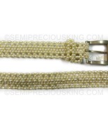 Handmade Freshwater Pearl Fashion Belt Off White Color 39 Inch Excellent... - £106.20 GBP