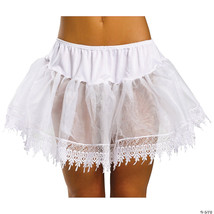 Teardrop lace petticoat-white - $567.11 MXN