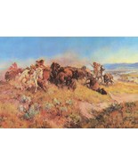 The Buffalo Hunt No 40 by Charles Marion Russell Giclee Art Print + Ship... - £30.66 GBP+