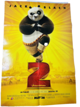 Kung Fu Panda 2 Movie Poster 27x40 2 Sided Kid Room Decor Animated AAFES... - £12.24 GBP