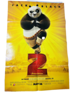 Kung Fu Panda 2 Movie Poster 27x40 2 Sided Kid Room Decor Animated AAFES... - £12.36 GBP